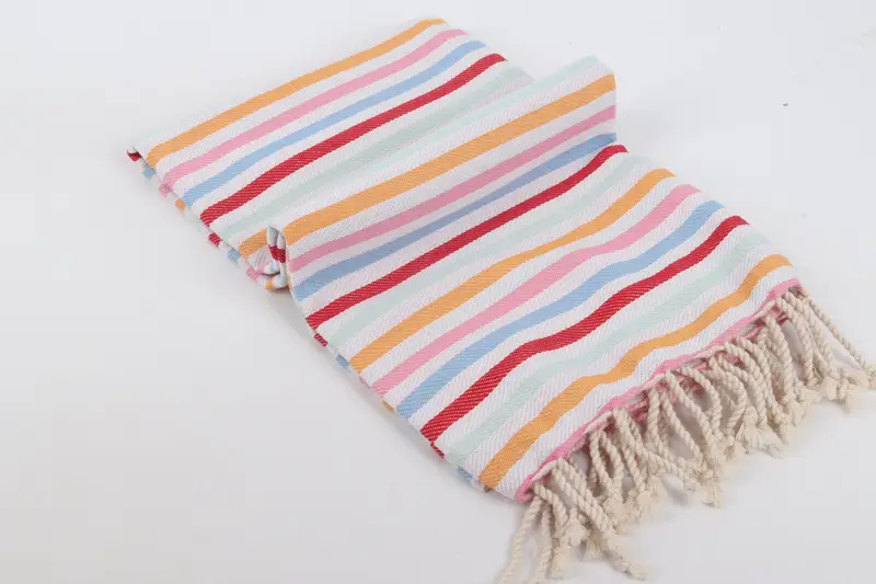 Bachelor Party Favors, 68x36 Cotton Striped Towel, Summer Towel, Monogram Turkish Towel, Custom Towel Beach, Bachelorette Party Gifts, Beach towel - 6