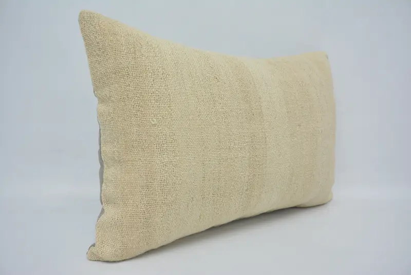 Vintage Kilim Pillow, 16x24 Beige Pillow Case, Home Decor Pillow, Pattern Throw Cushion Case, Kilim Pillow Cover, Pillow Case - 3
