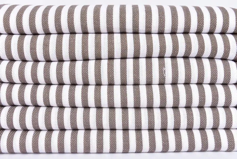 Lightweight Turkish towel, Unique Wedding Gift, 70x40 Cotton Striped Towel, Baby Boy Gift, Turkish towel, Valentines Day Gift For Her, Beach towel - 3