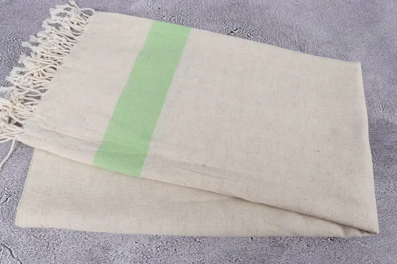 Bridal Shower Favors, Turkish Towel USA, Spa Towel, Turkish beach towel with fringe, Turkish bath towel, 70x36 Linen Striped Towel, Memorial Gift - 6