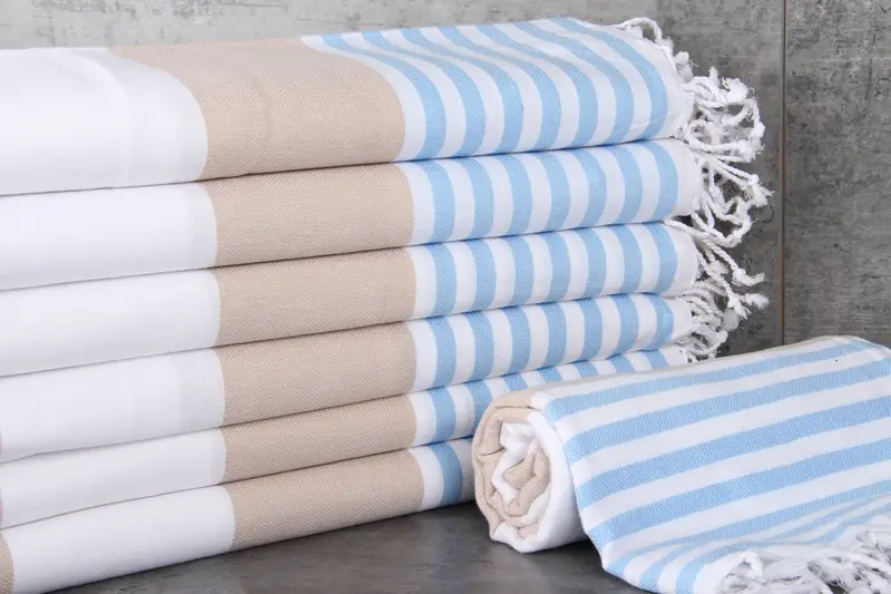 Hammam Towel USA, Bridal Party Gifts, Bachelor Party Favors, Custom Gift, Best Beach Towel, 70x40 Cotton Striped Towel, Summer Towel, Hammam towel - 2