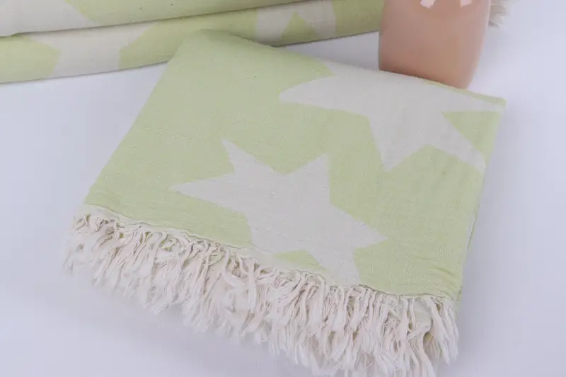 Personalized Gift For Him, Peshtemal Towel, 68x36 Cotton Star Design Towel, Bulk Order Towel, Summer Gift, Bachelorette Party Gifts Bridesmaids - 6