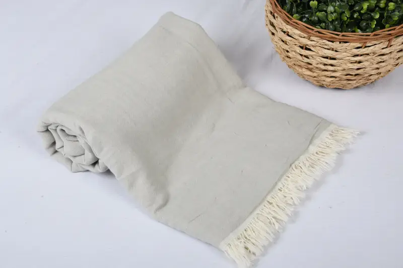 Best Friend Wedding Gift, Turkish Blanket, Bridesmaid Gifts, Organic Throw, Monogram Blanket, 70x60 Cotton Solid Towel, Bohemian Bedspread - 4