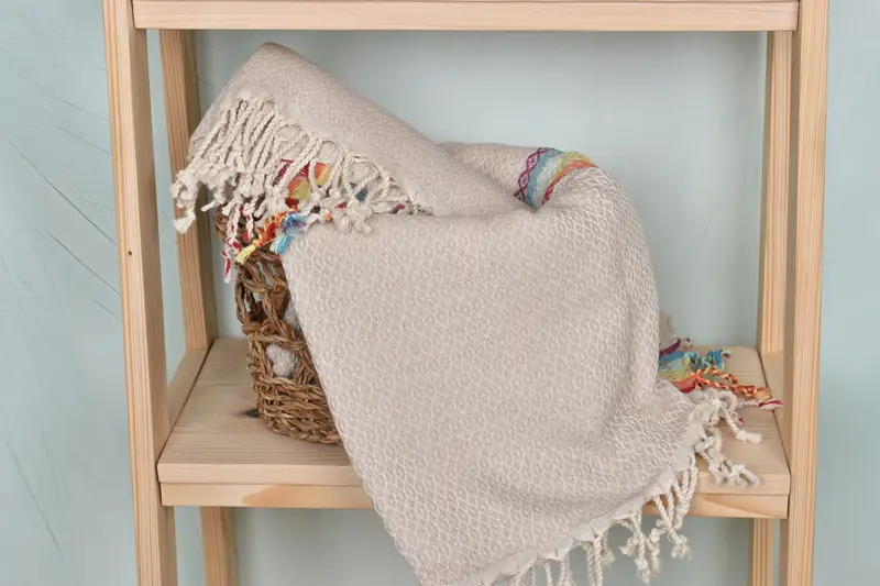 Bachelorette Gifts, Custom Gifts, Eco-friendly Turkish towel for home and travel, Turkish towel, Turkish beach towel, 70x40 Cotton Diamond Towel - 5