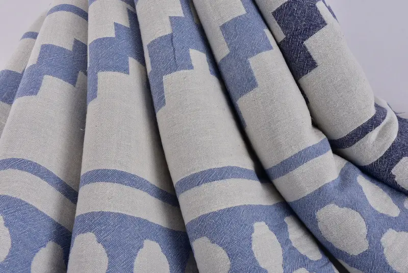 Turkish Towel Set, Peshtemal, Beach towel, Handmade Turkish Towel, Bridesmaid Gift, 70x36 Cotton Geometric Towel, Personalized Bridesmaid Gift - 5