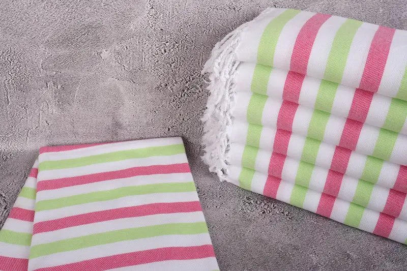 Bridesmaid Gift, Personalized Gift For Her, Mexico Bachelorette Party Gifts, Quick-dry peshtemal, Fouta towel, Spa Towel, 70x40 Cotton Striped Towel - 2