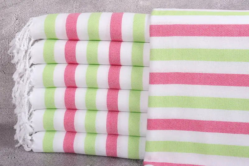 Bridesmaid Gift, Personalized Gift For Her, Mexico Bachelorette Party Gifts, Quick-dry peshtemal, Fouta towel, Spa Towel, 70x40 Cotton Striped Towel - 1