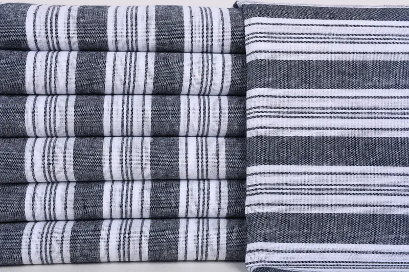 Turkish towel, Monogram Turkish Bath Towel, Quick-dry towel, 70x40 Cotton Striped Towel, Personalized Wedding Gift For Couple, Sand-free towel - 1