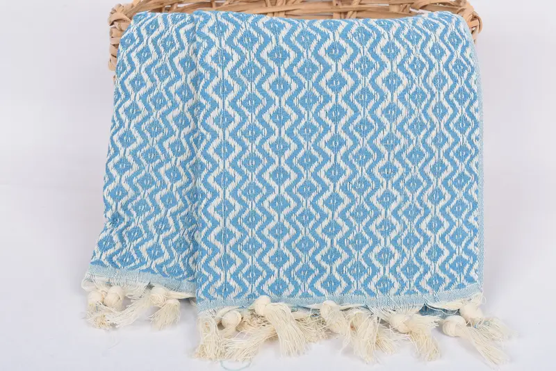Decorative Towel, Personalized Hand Towel, Kitchen Towel, Wedding Day Gift For Bride, 36x18 Cotton Diamond Towel, Spa Towel, Personalized Dish Towel - 5