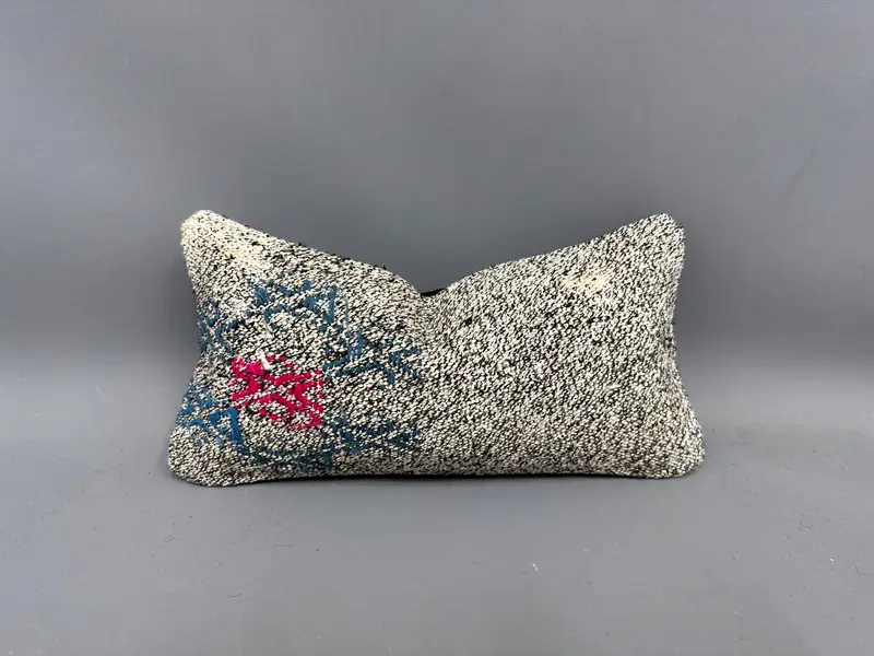 Kilim Pillow, 8x16 Brown Cushion, Kilim Cushion Sham, Home Decor Pillow, Bohemian Cushion Cushion Case, Christmas Pillow, Pillow Case - 1