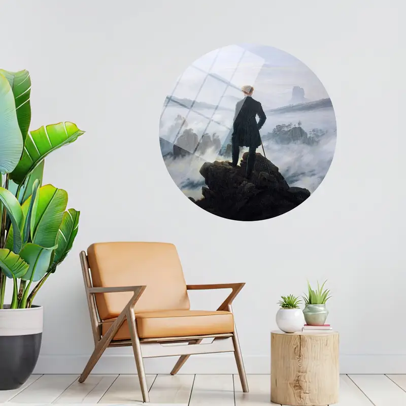 Classic Caspar David Friedrich 'Alone Man' Printed Canvas