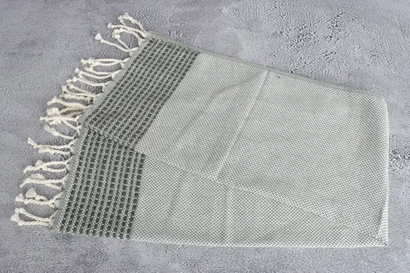 40x20 Cotton Striped Towel, Monogram Hand Towel, Custom Hand Towel, Bachelorette Party Gifts, Turkish Towel Monogram, Personalized Kitchen Towel - 6