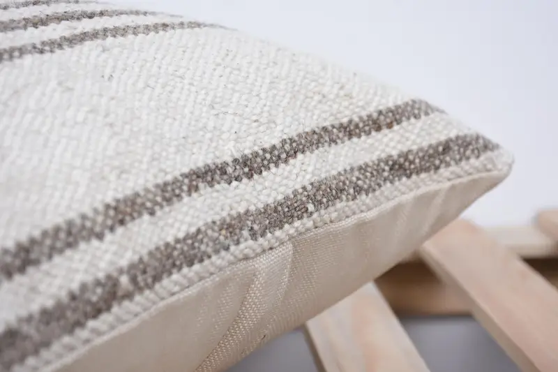 Boho Throw Cushion, Antique Pillows, Muted Cushion Cover, Boho Pillow Sham Cover, 16x16 White Pillow Case, Interior Designer Pillow, Cushion Case - 7