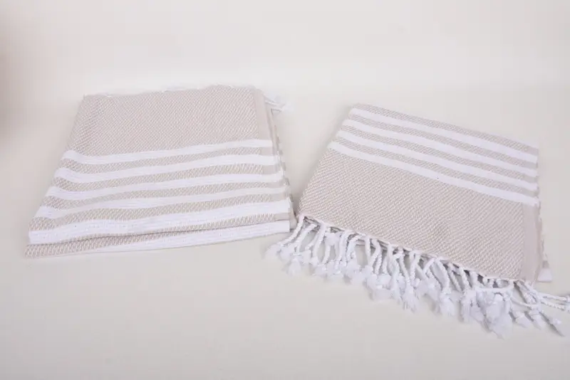 Guest Towel, Bridal Shower Gifts, Monogram Kitchen Towel, Monogrammed Hand Towel, Housewarming Gift, Monogram Hand Towel, 44x24 Cotton Striped Towel - 7