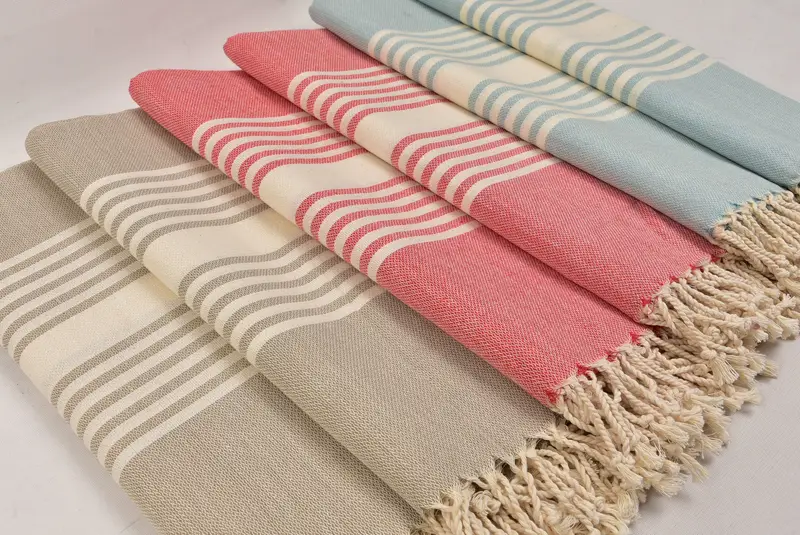Gym Towel, Bridal Shower Gift, Quick-dry towel, Gift For Coworker, Bachelorette Favors Beach, Custom Wedding Gifts, 68x40 Cotton Striped Towel - 6