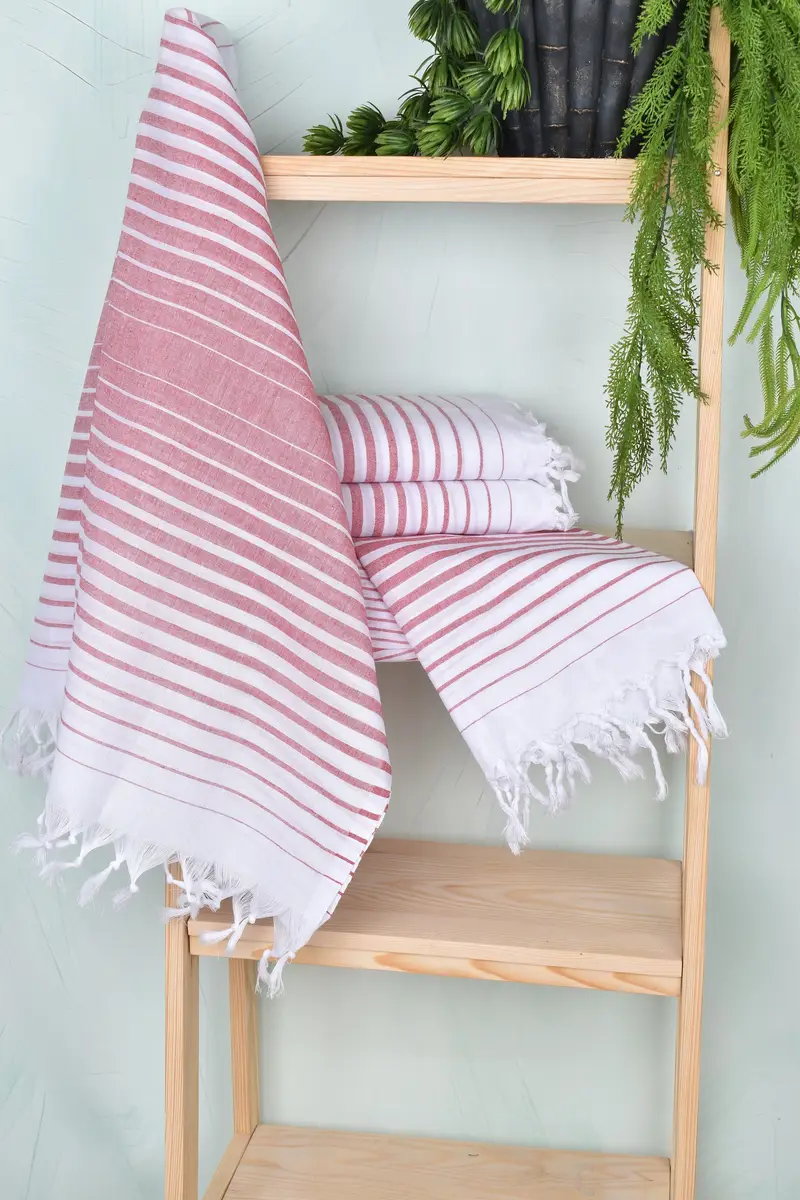 Oversized Beach Towel, Spa Gift Towel, 68x36 Cotton Striped Towel, Turkish Towel USA, Beach towel, Bachelorette Party Favor, Bachelorette Gifts - 6