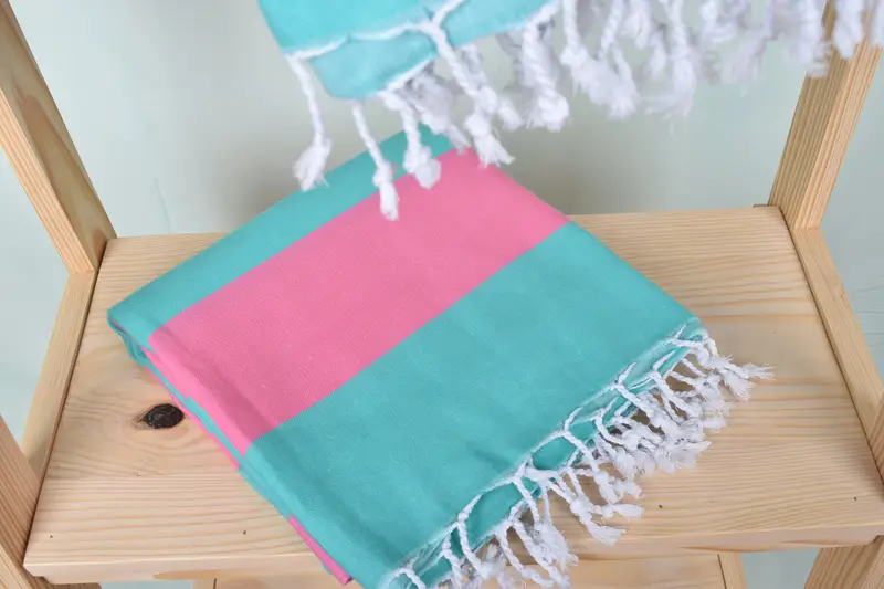 70x40 Cotton Striped Towel, Wedding Gifts Towel, Wedding Towel, Handmade Gift, Extra large Turkish bath towel, Gift Boxes Towel, Large Turkish Towel - 5