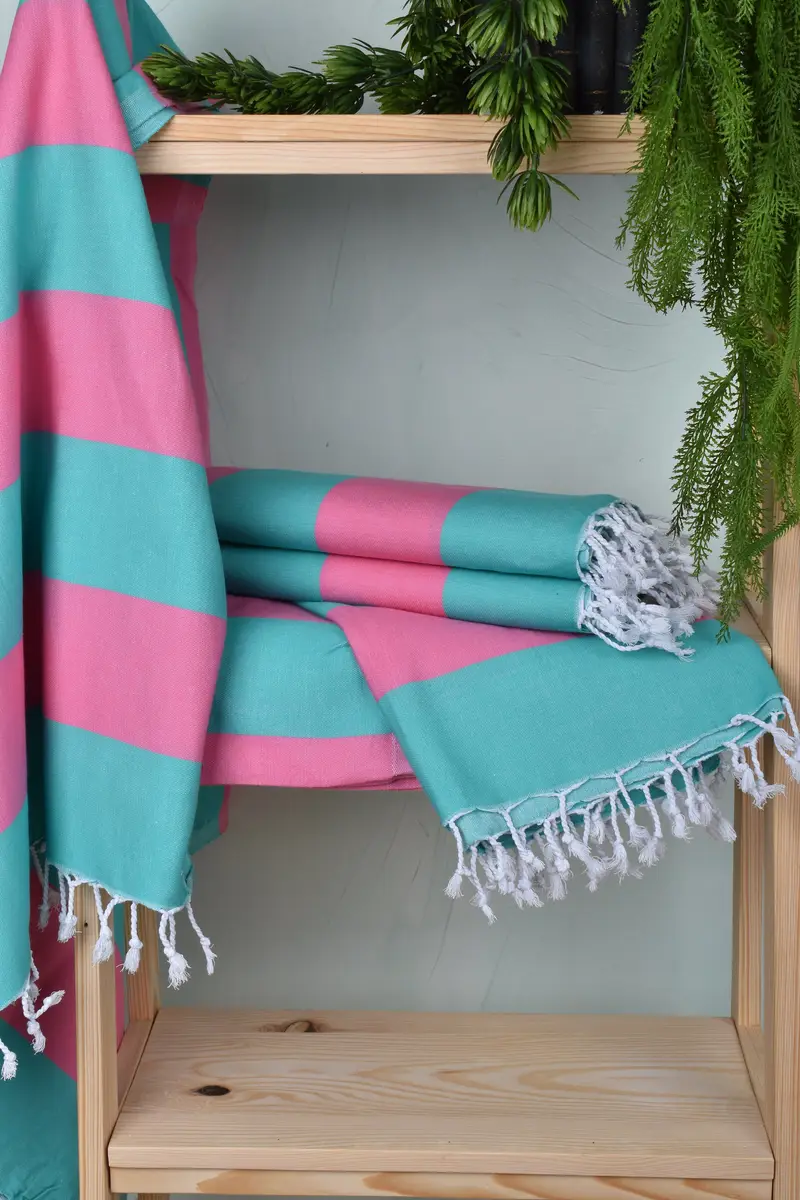70x40 Cotton Striped Towel, Wedding Gifts Towel, Wedding Towel, Handmade Gift, Extra large Turkish bath towel, Gift Boxes Towel, Large Turkish Towel - 6