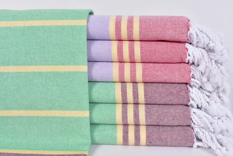 Turkish Beach Towel Bulk, Spa Gift, Cotton towel, Sand-resistant towel, 70x36 Cotton Striped Towel, Bridesmaid Gift, Gift For The Home Decor - 1