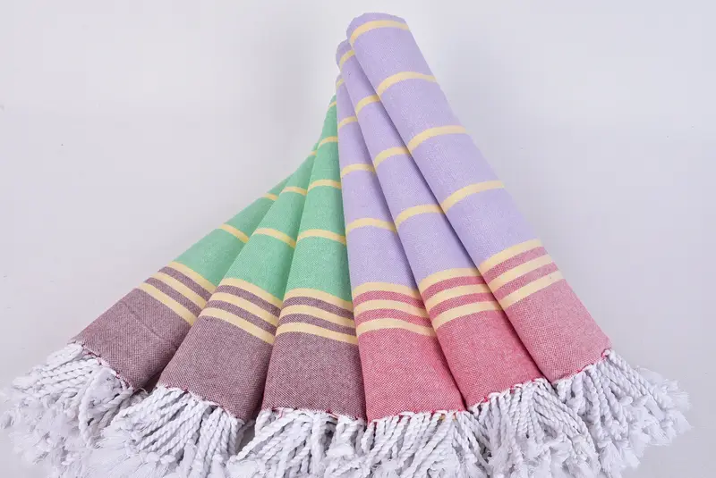 Turkish Beach Towel Bulk, Spa Gift, Cotton towel, Sand-resistant towel, 70x36 Cotton Striped Towel, Bridesmaid Gift, Gift For The Home Decor - 4