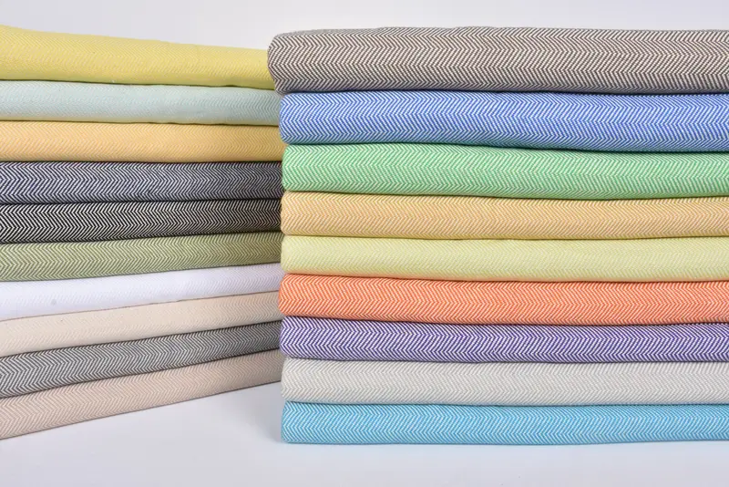 Welcome Wedding Gift, Decorative Blanket, Tablecloth, Organic Throw, 100x80 Cotton Herringbone Towel, Boho Throw Blankets, Beach Theme Wedding Gift - 3
