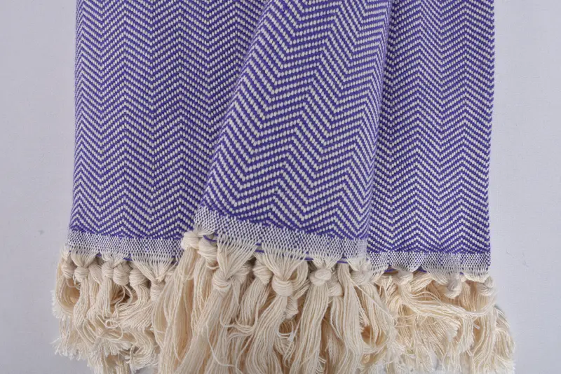 Welcome Wedding Gift, Decorative Blanket, Tablecloth, Organic Throw, 100x80 Cotton Herringbone Towel, Boho Throw Blankets, Beach Theme Wedding Gift - 7