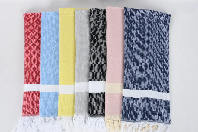 Valentines Day Gift, Personalized Hand Towel, Turkish Hand Towel, 40x18 Cotton Diamond Towel, Gift For Wedding Day, Handmade Gift, Small Bath Towels - 3