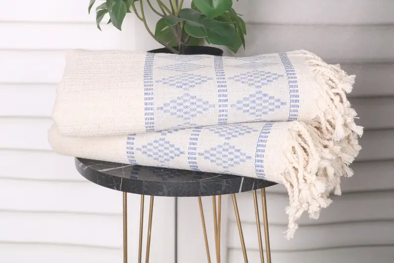 Bridesmaid Gifts, Bridal Shower Favor, Spa Gift Towel, 70x36 Linen Kilim Design Towel, Bachelorette Party Gifts, Personalized Wedding Gift - 3