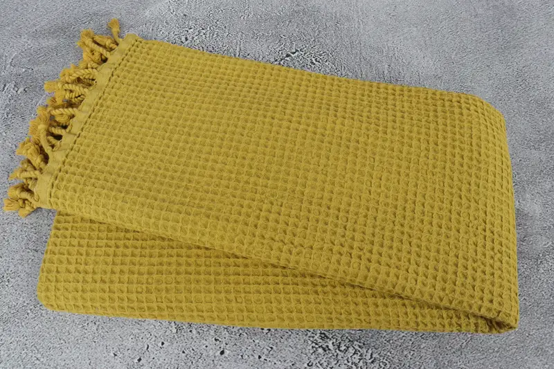 Travel Towel, Sand-free towel, Personalized Wedding Gift, Best Friend Gift Ideas, 68x36 Cotton Waffle Towel, Bridal Shower Favors, Holiday Towel - 6