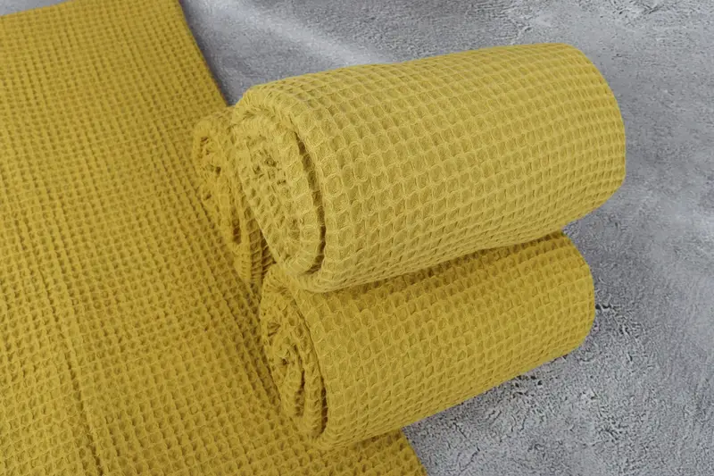 Travel Towel, Sand-free towel, Personalized Wedding Gift, Best Friend Gift Ideas, 68x36 Cotton Waffle Towel, Bridal Shower Favors, Holiday Towel - 7