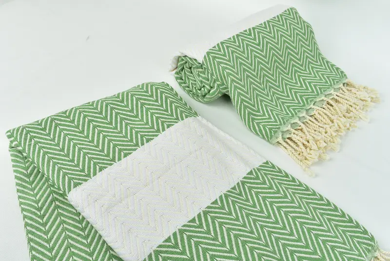Custom Turkish Towel, Gift For Coworker, Personalized Gift, Travel Towel, Turkish Towel Beach, 70x40 Cotton Chevron Towel, Lightweight Turkish towel - 7