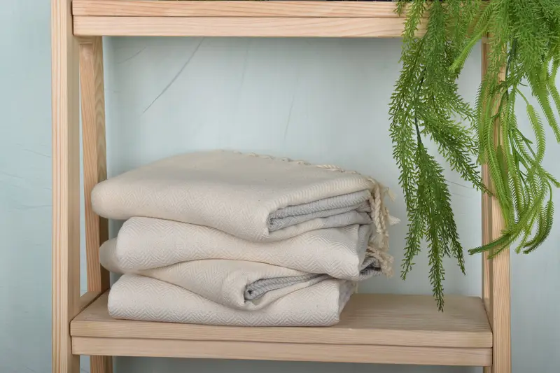 Embroidery Towel, Employee Gifts, Travel towel, Luxury towel, 70x36 Cotton Zig zag Towel, Housewarming Gift, Spa Towel, Lightweight towel - 8
