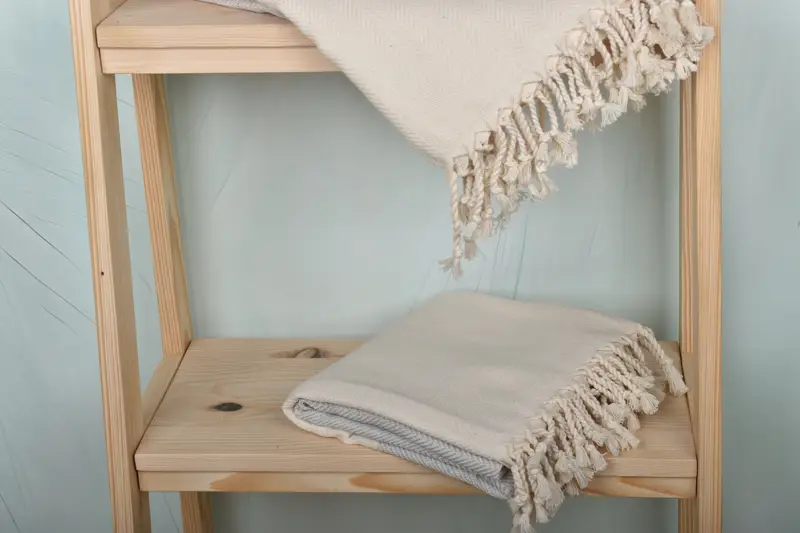 Embroidery Towel, Employee Gifts, Travel towel, Luxury towel, 70x36 Cotton Zig zag Towel, Housewarming Gift, Spa Towel, Lightweight towel - 6
