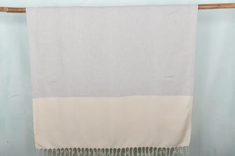 Embroidery Towel, Employee Gifts, Travel towel, Luxury towel, 70x36 Cotton Zig zag Towel, Housewarming Gift, Spa Towel, Lightweight towel - 1