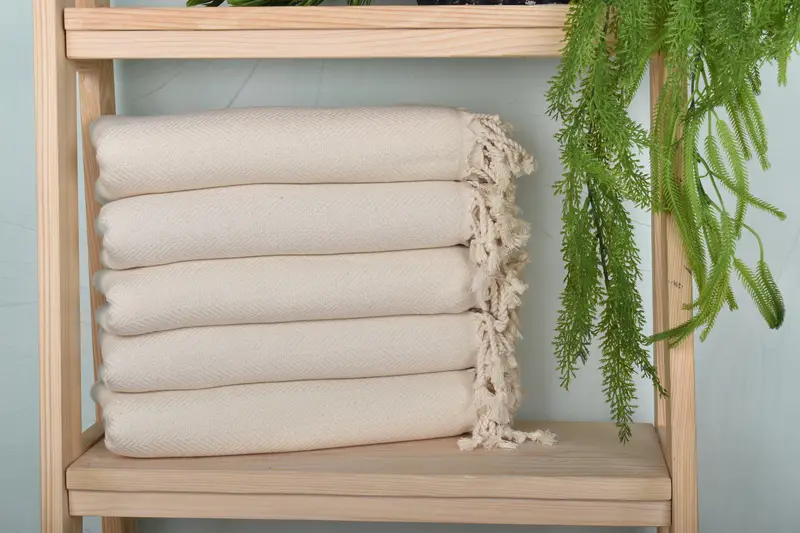 Embroidery Towel, Employee Gifts, Travel towel, Luxury towel, 70x36 Cotton Zig zag Towel, Housewarming Gift, Spa Towel, Lightweight towel - 2
