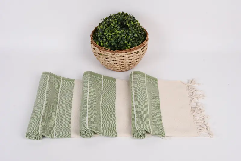 Turkish Hand Towel, Personalized Wedding Gift, 36x16 Cotton Striped Towel, Embroidery Towel, Wedding Favors, Wedding Gift, Wedding Hand Made Gift - 8