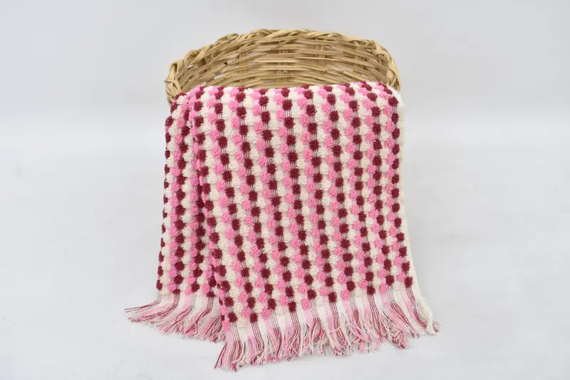 Kişiselleştirilmiş yemek havlu, Türk çay havlu, onun için kişiselleştirilmiş hediye, 40x20 pamuklu pom pom havlu, yaz hediyesi, toplu sipariş havlu, özel el havlu - 1
