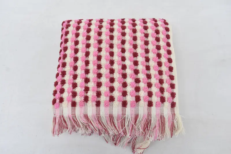 Kişiselleştirilmiş yemek havlu, Türk çay havlu, onun için kişiselleştirilmiş hediye, 40x20 pamuklu pom pom havlu, yaz hediyesi, toplu sipariş havlu, özel el havlu - 6