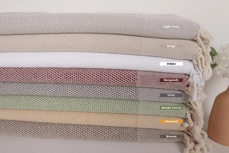 Grandma Gift, Wedding Gift, Valentine Day Gift For Her, 44x24 Cotton Polka Dot Towel, Best Friend Wedding Gift, Wedding Favors, Monogram Hand Towel - 2