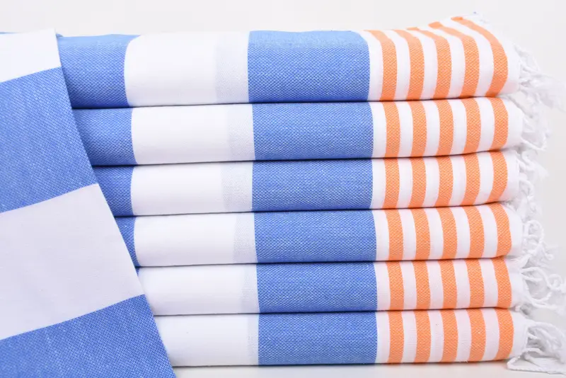 Bridesmaid Gift, Wedding Hand Made Gift, Bathroom Towels, Bridesmaid Gifts, 40x24 Cotton Striped Towel, House Warming Gift, Turkish Hand Towel - 1