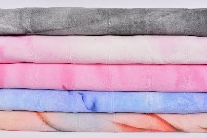 Maid Of Honor Gift, Bridal Shower Gift, Throw Blanket, Beach Wedding Favor, Personalized Gifts, Organic Throw, 96x80 Cotton Striped Tie Dye Towel - 2