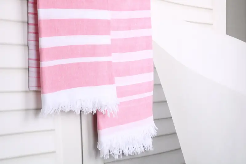 Turkish Towel USA, Turkish Bath Towel USA, Wedding Gifts Towel, 64x40 Cotton Striped Towel, Valentines Day Gift, Decorative Towel, Soft towel - 8