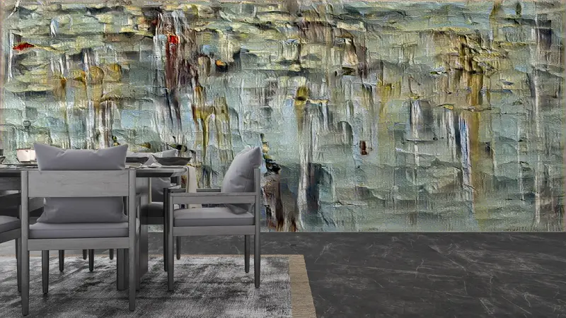 Abstract Wall Print,Custom Wall Paper,Vintage Wall View Wall Paper,3d Wall Paper,Wall Paper Peel and Stick,Old Plaster Wall Decor, - 9