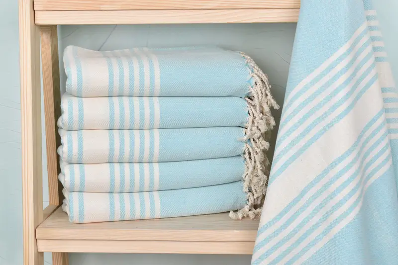 Personalized Gift, Personalized Wedding Gift, Personalized Bridesmaid Gift, Luxury Beach Towel, Bridal Shower Gifts, 68x40 Cotton Striped Towel - 1