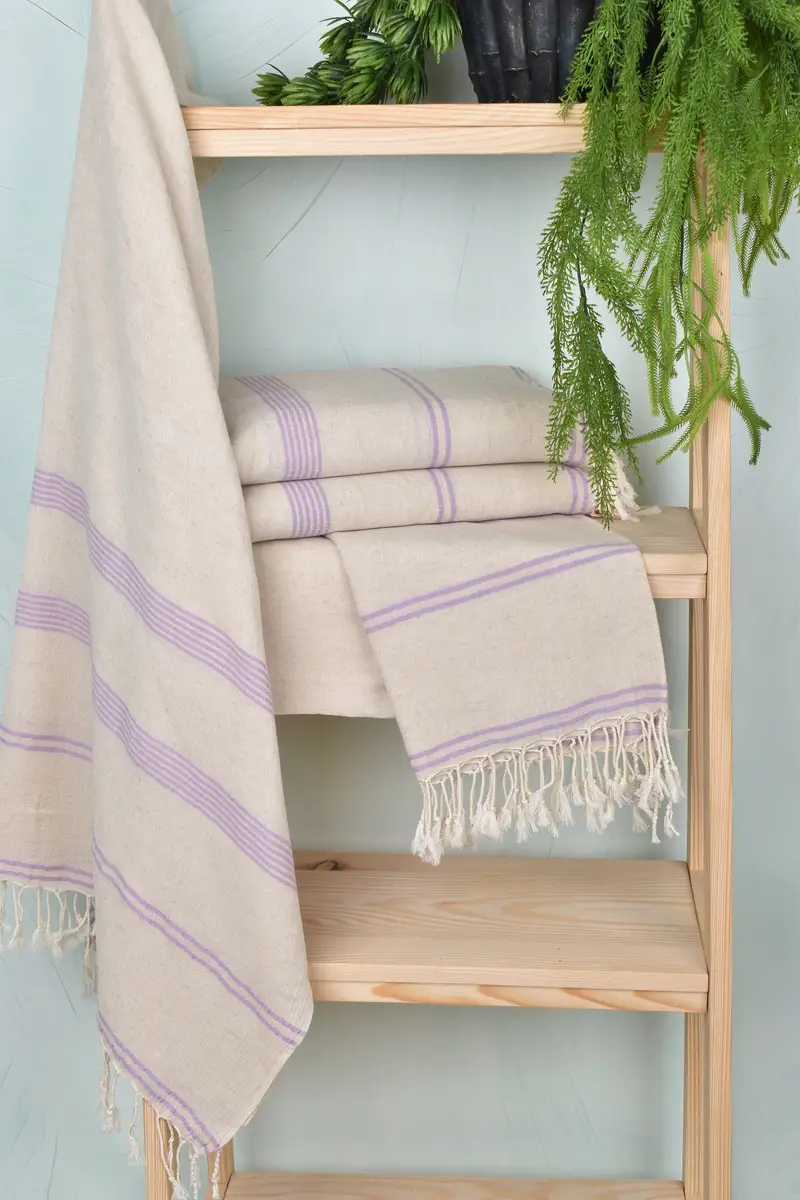 80x36 Cotton Striped Towel, Handmade Turkish Towel, Absorbent Turkish towel, Bachelorette Party Favors, Wedding Gift For Bride, Personalized Gifts - 6