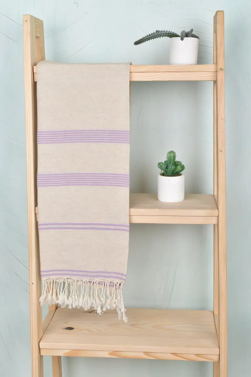 80x36 Cotton Striped Towel, Handmade Turkish Towel, Absorbent Turkish towel, Bachelorette Party Favors, Wedding Gift For Bride, Personalized Gifts - 8