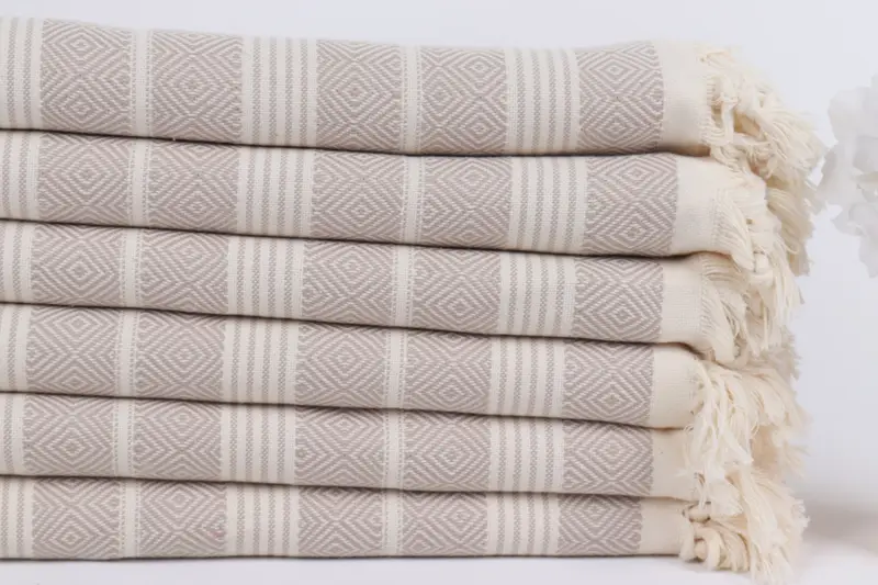 Personalized Wedding Gift, Gift For Bride, Personalized Towel, Guest Towel, Scarf Towel, Organic Towel, Absorbent towel, 70x38 Cotton Diamond Towel - 3