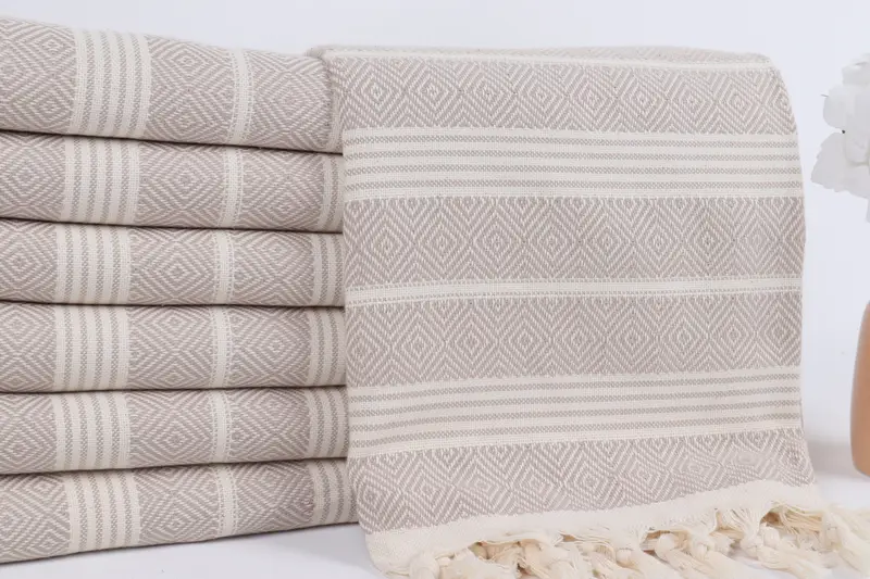 Personalized Wedding Gift, Gift For Bride, Personalized Towel, Guest Towel, Scarf Towel, Organic Towel, Absorbent towel, 70x38 Cotton Diamond Towel - 2