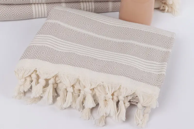 Personalized Wedding Gift, Gift For Bride, Personalized Towel, Guest Towel, Scarf Towel, Organic Towel, Absorbent towel, 70x38 Cotton Diamond Towel - 5