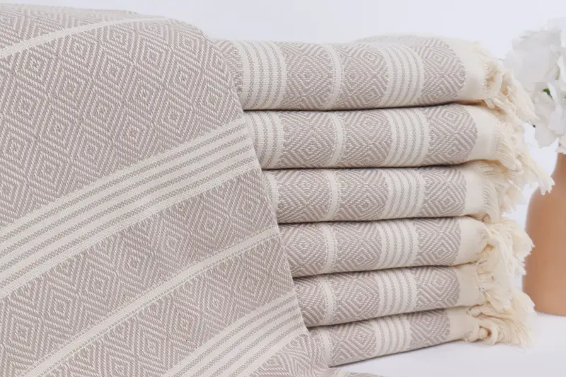 Personalized Wedding Gift, Gift For Bride, Personalized Towel, Guest Towel, Scarf Towel, Organic Towel, Absorbent towel, 70x38 Cotton Diamond Towel - 1